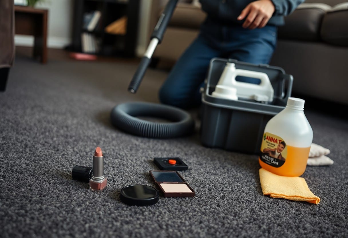 carpet cleaning for makeup and polish stains utm