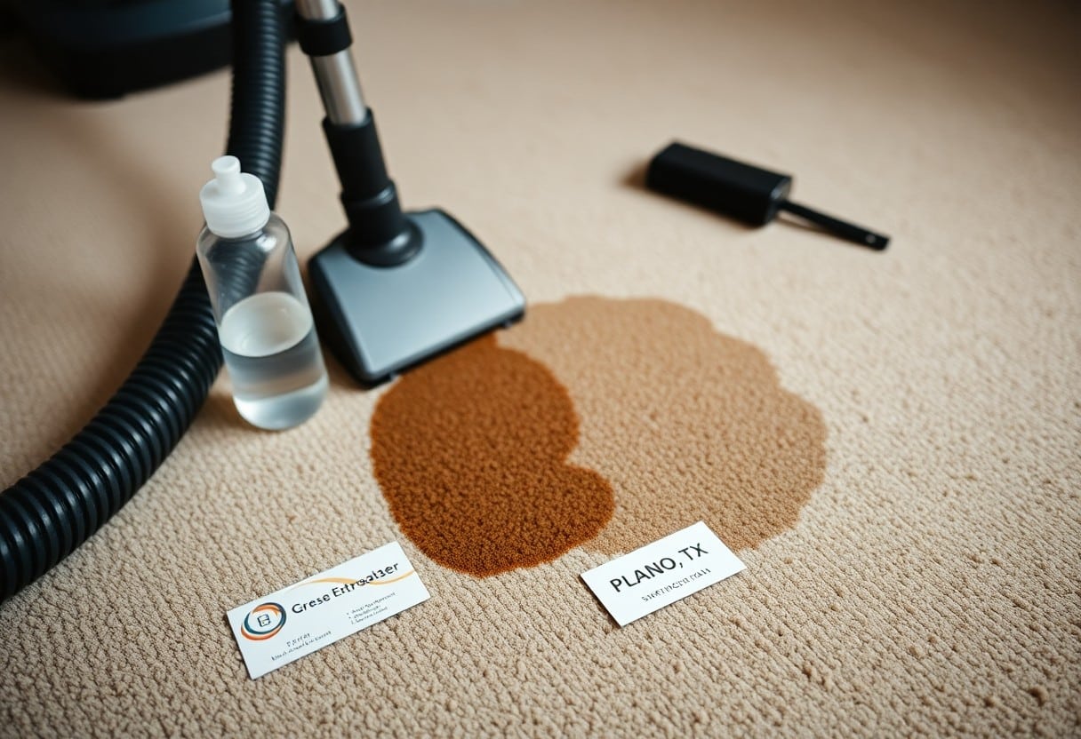 carpet cleaning for grease stains in plano iga