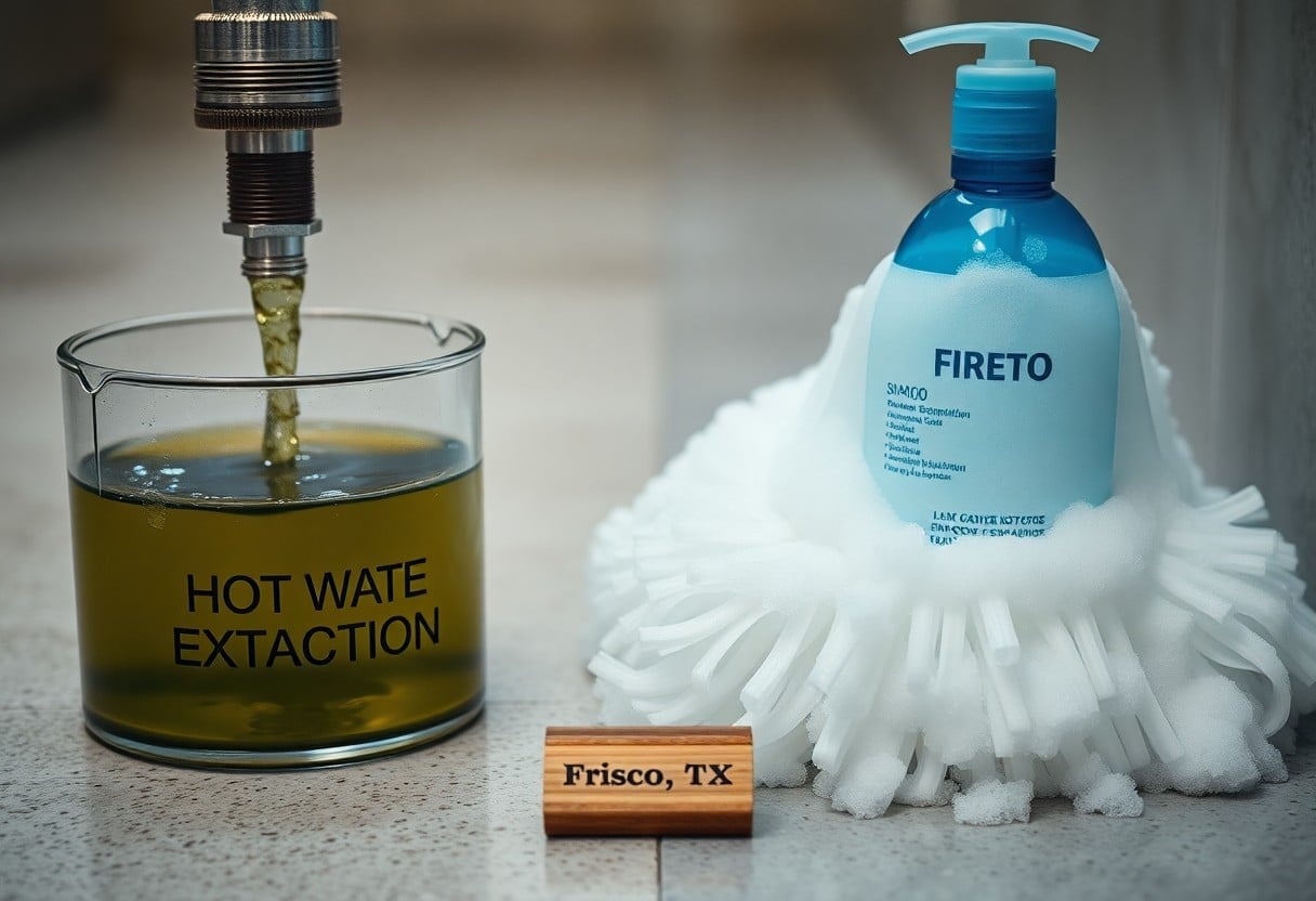 steam cleaning vs shampooing carpets in frisco vze
