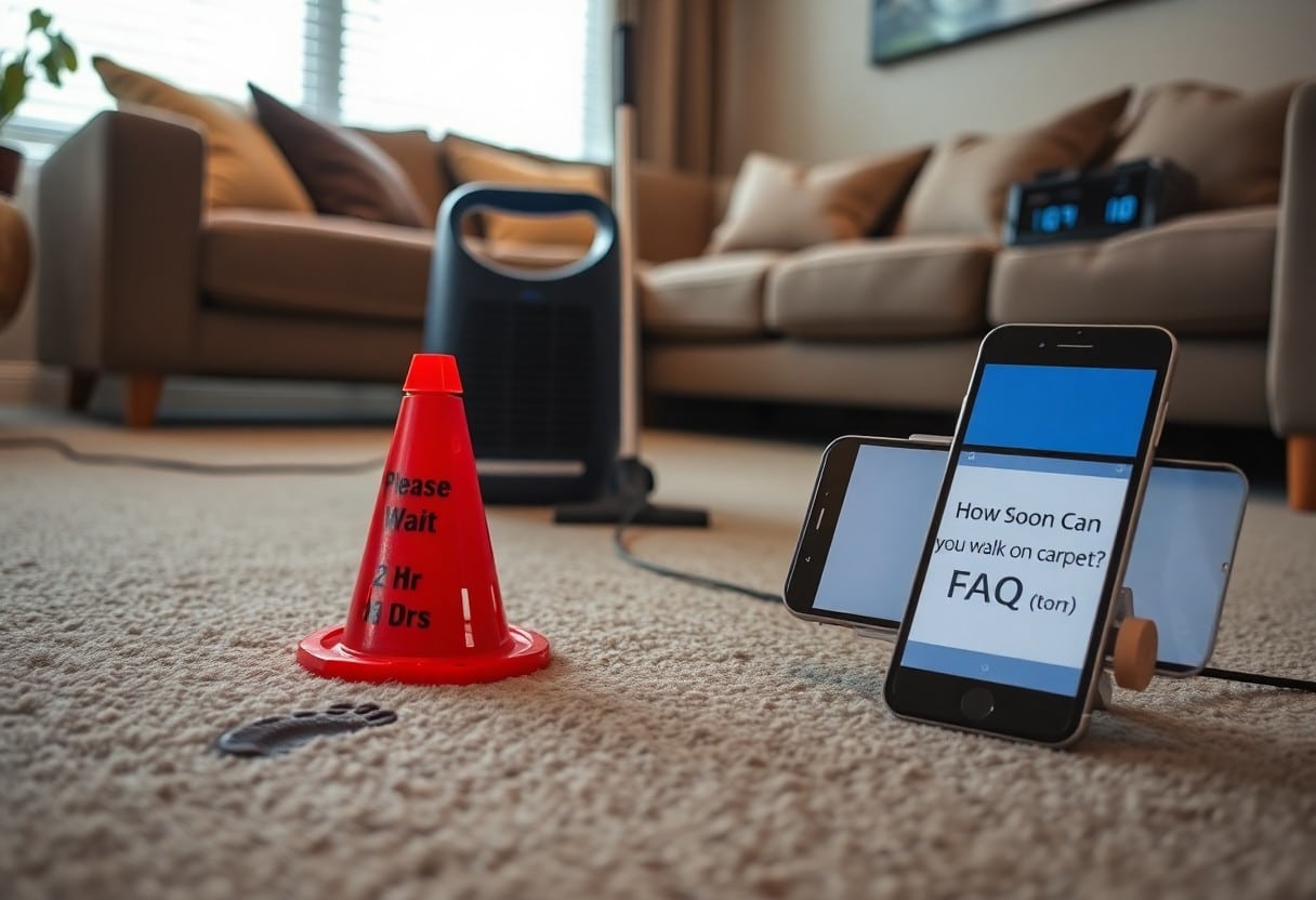 walking on carpet after cleaning frisco tx rnp