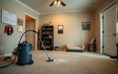 How often should carpets be cleaned in high traffic homes in McKinney TX