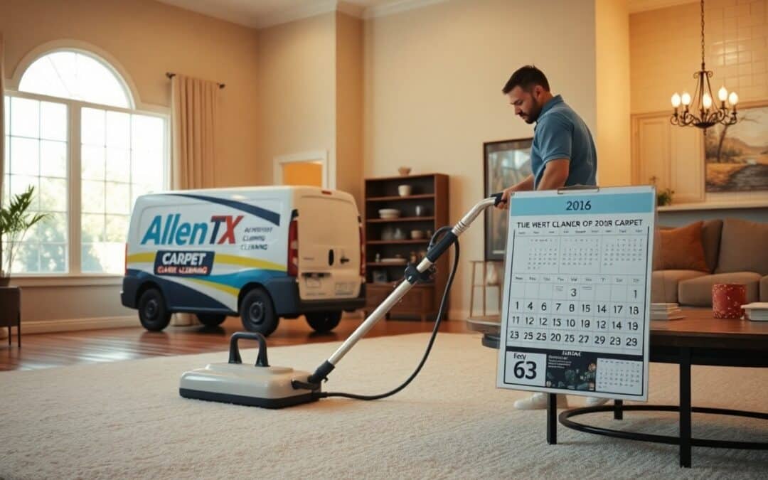 How Often Should You Schedule Carpet Cleaning for Large Homes in Allen TX