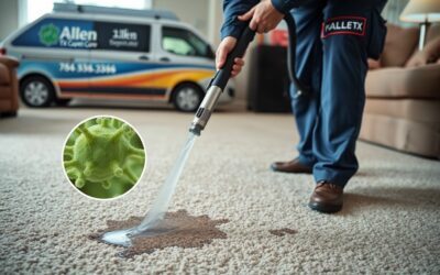 Do professional carpet cleaners remove bacteria in Allen TX