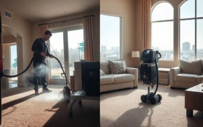 Is steam carpet cleaning better than dry cleaning in Plano TX